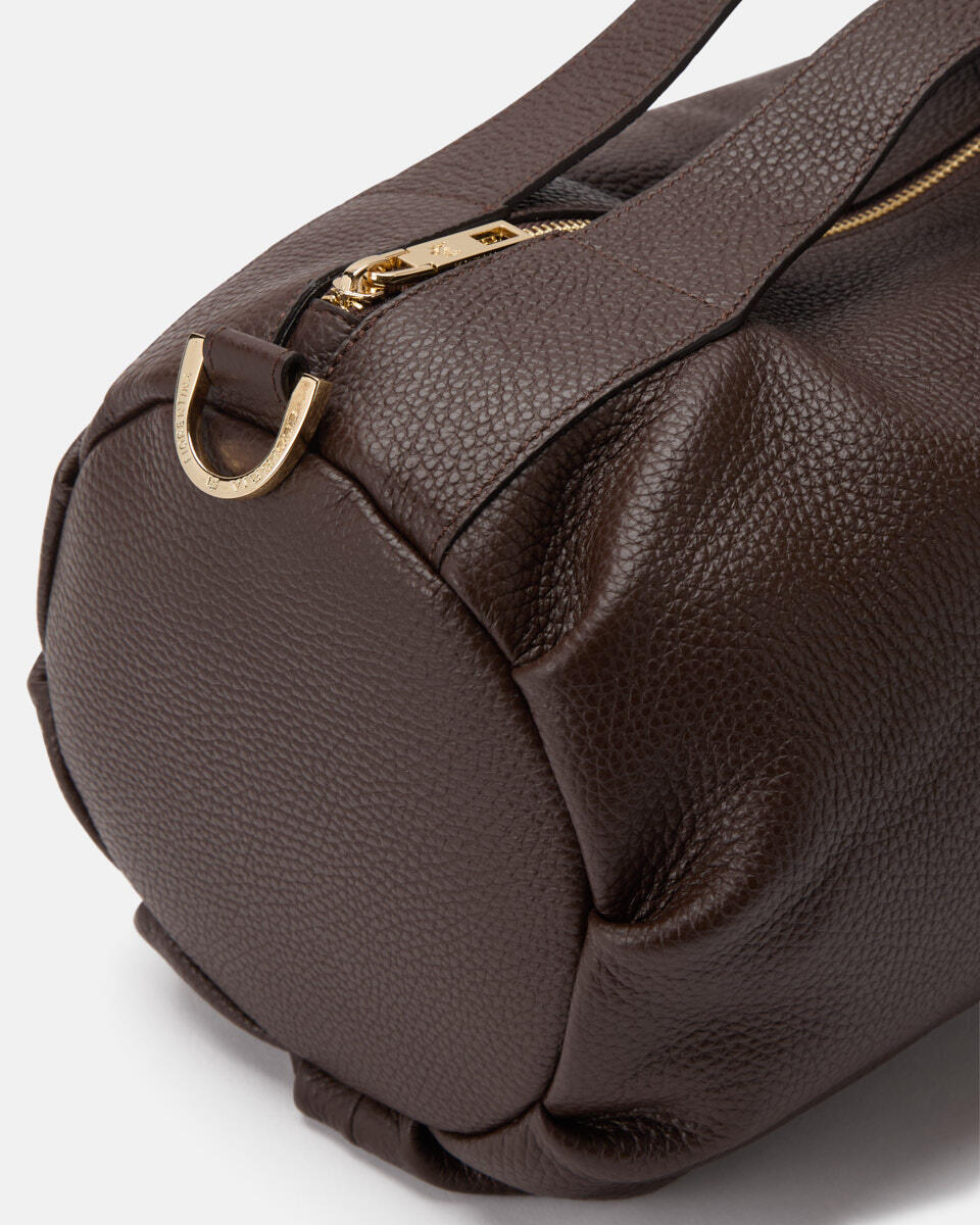 DUFFLE BAG Chocolate  - Tote Bag - Women's Bags - Bags - Cuoieria Fiorentina