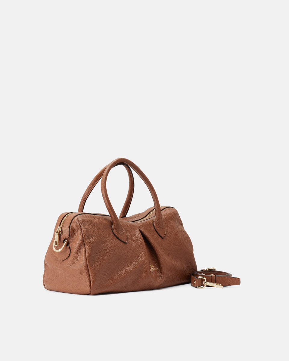 Emma Large Duffle Dollaro Caramel  - Tote Bag - Borse Donna - Borse - Cuoieria Fiorentina