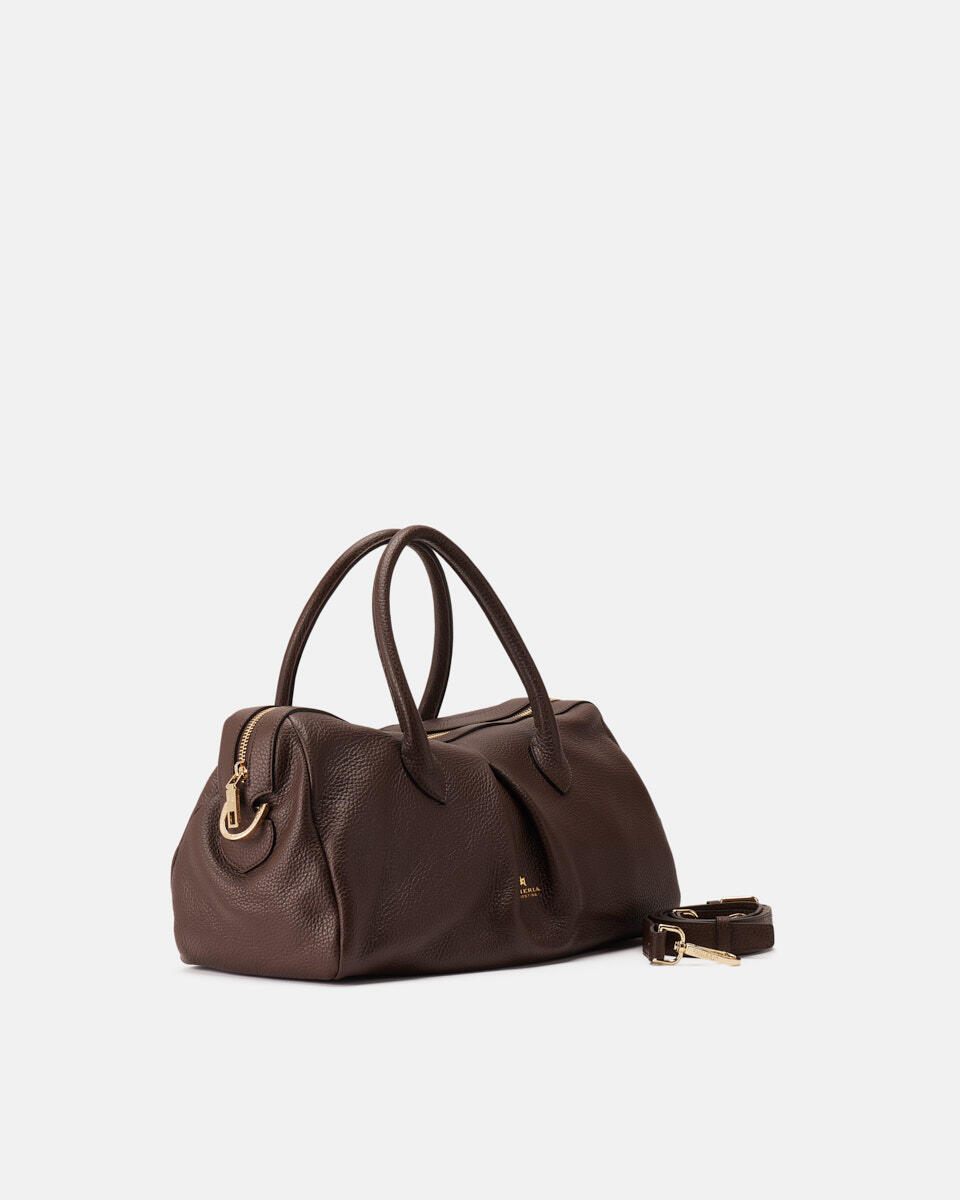 Emma Large Duffle Dollaro Cioccolato  - Tote Bag - Borse Donna - Borse - Cuoieria Fiorentina