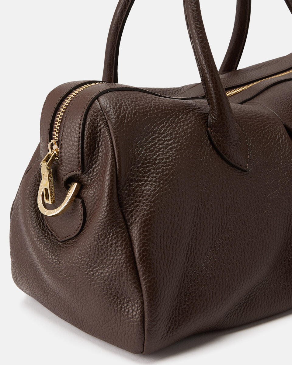 Emma Large Duffle Dollaro Cioccolato  - Tote Bag - Borse Donna - Borse - Cuoieria Fiorentina