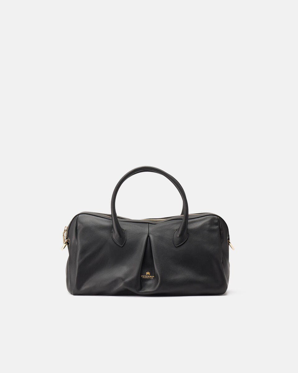 Emma Large Duffle Vitello Nero  - Tote Bag - Borse Donna - Borse - Cuoieria Fiorentina