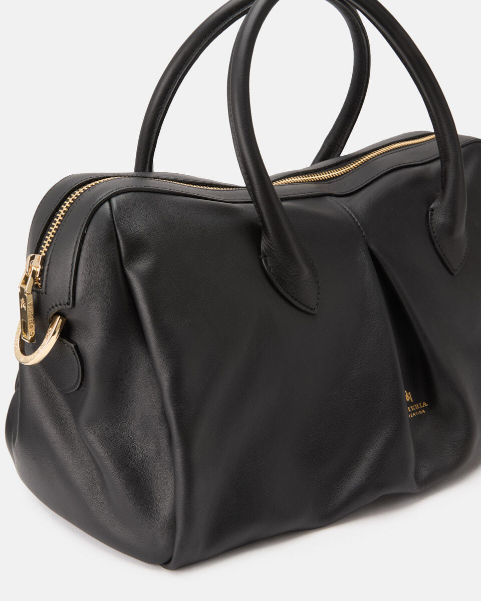 Emma Large Duffle Vitello Nero  - Tote Bag - Borse Donna - Borse - Cuoieria Fiorentina