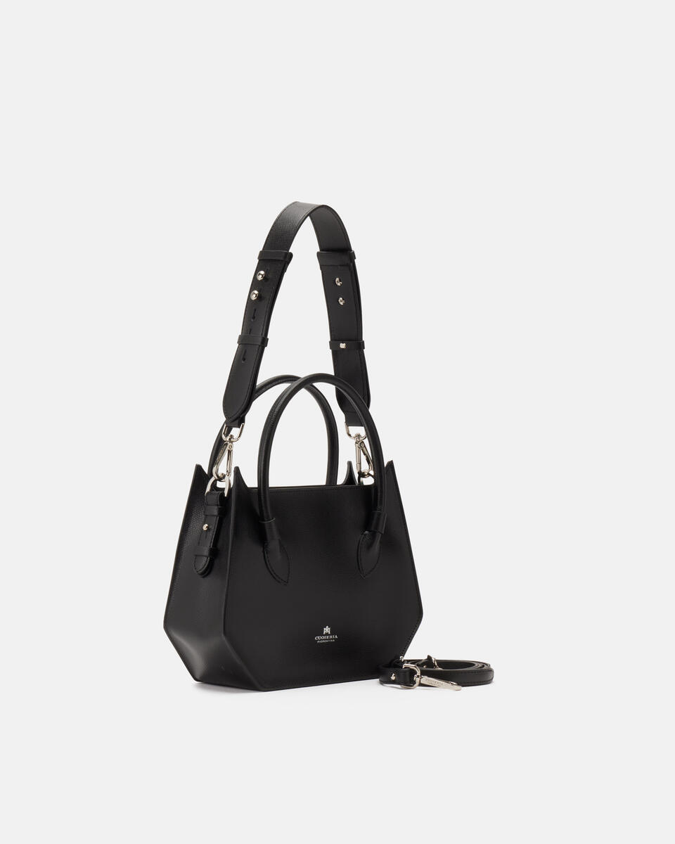 SMALL TOTE BAG Black  - Tote Bag - Women's Bags - Bags - Cuoieria Fiorentina