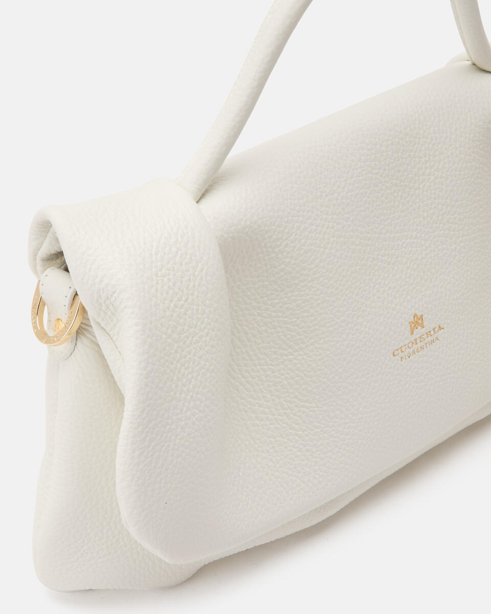 MESSENGER White  - Messenger Bags - Women's Bags - Bags - Cuoieria Fiorentina