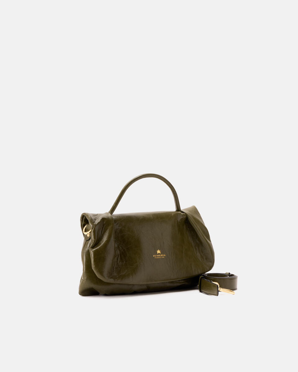 Candy soft Flap bag Militare  - Messenger - Borse Donna - Borse - Cuoieria Fiorentina