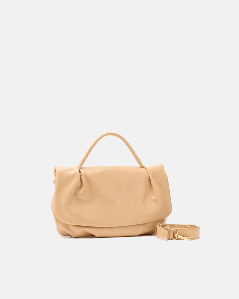 Candy soft Flap bag Nude  - Messenger - Borse Donna - Borse - Cuoieria Fiorentina