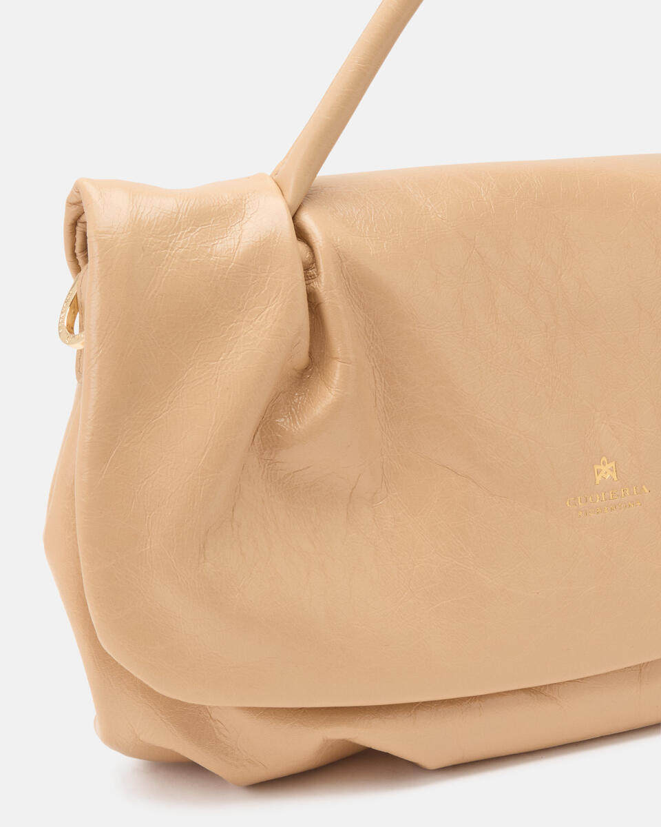 Candy soft Flap bag Nude  - Messenger - Borse Donna - Borse - Cuoieria Fiorentina