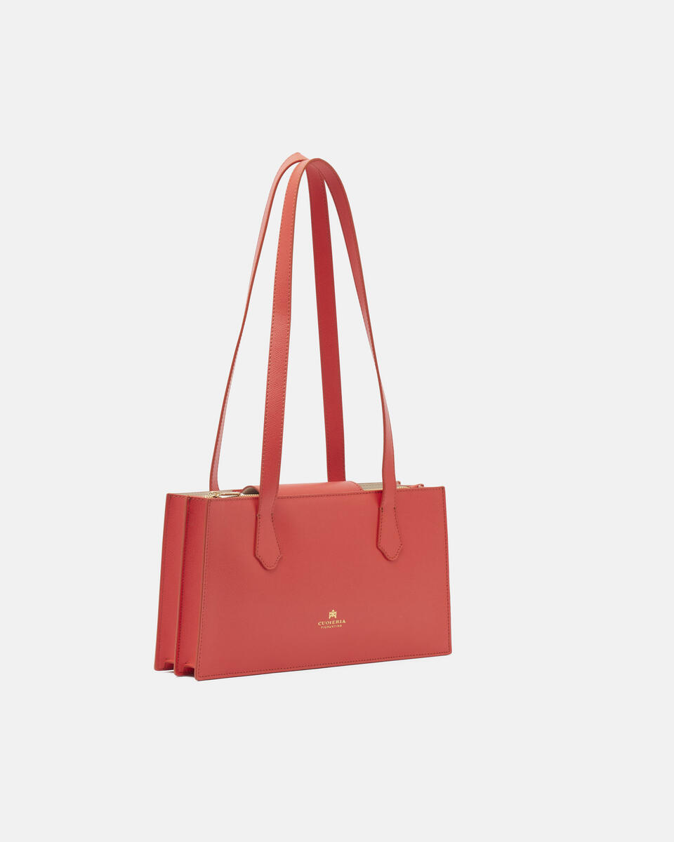 SHOPPING BAG Coral  - Shopping - Women's Bags - Bags - Cuoieria Fiorentina