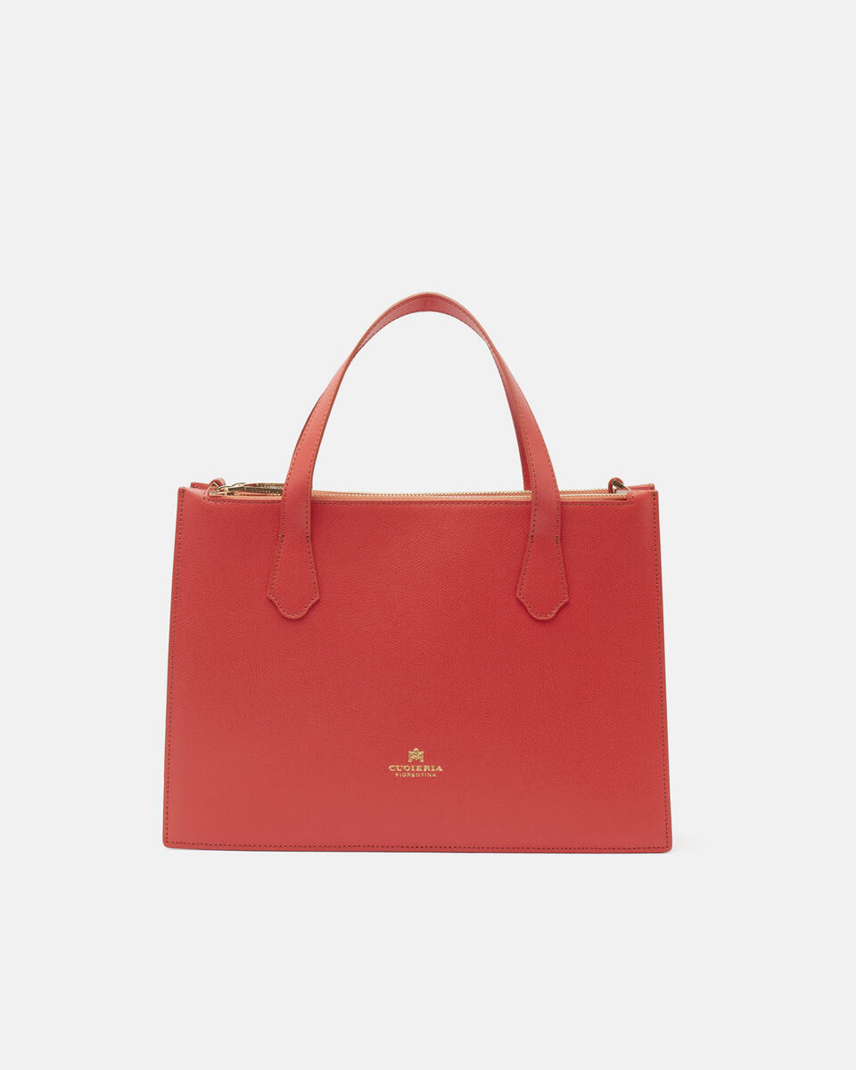 Beauty tote Corallo  - Tote Bag - Borse Donna - Borse - Cuoieria Fiorentina