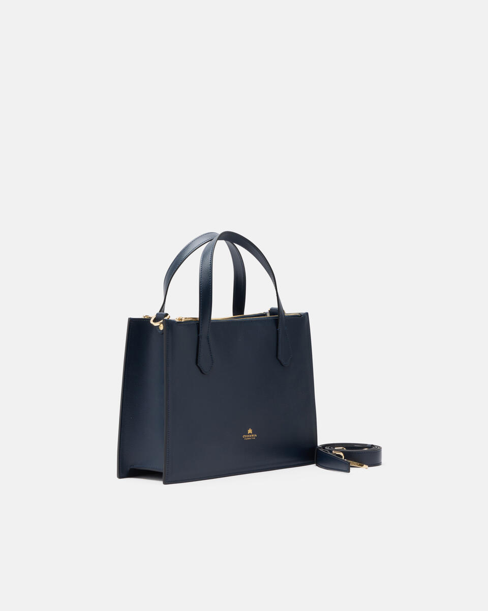 TOTE BAG Navy  - Tote Bag - Women's Bags - Bags - Cuoieria Fiorentina