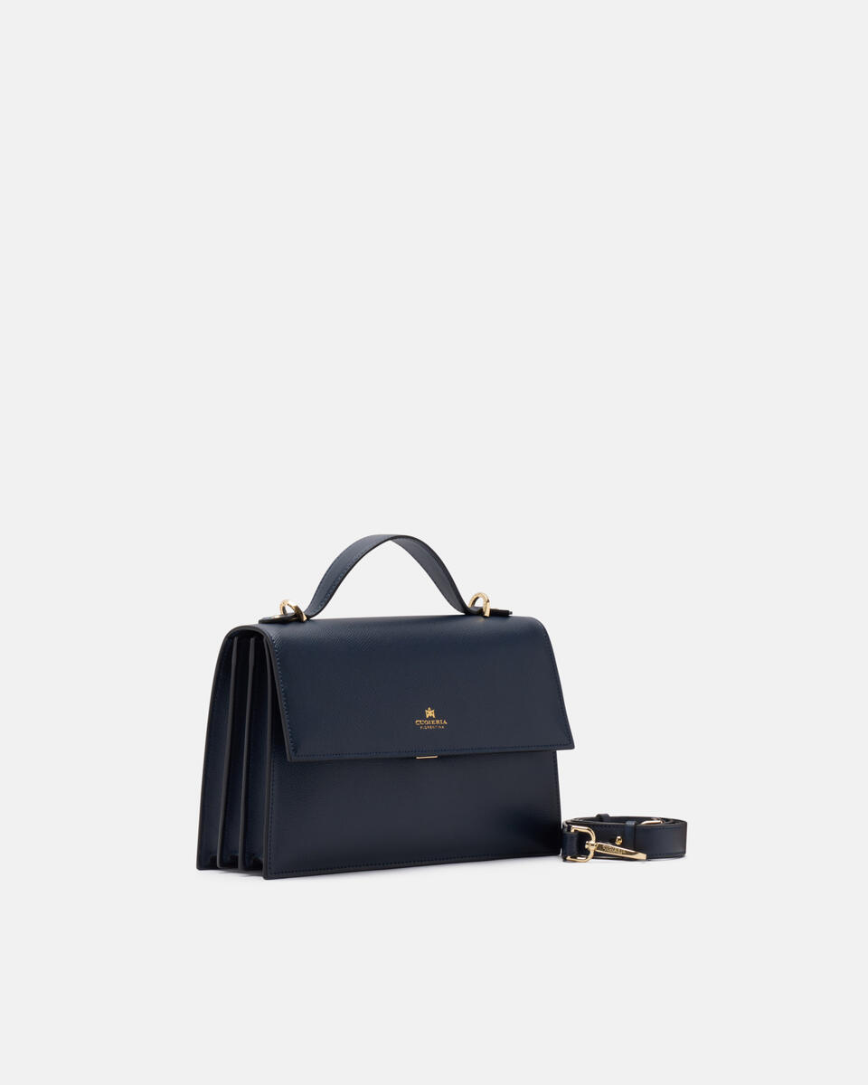 Beauty large flap bag Navy  - Messenger - Borse Donna - Borse - Cuoieria Fiorentina