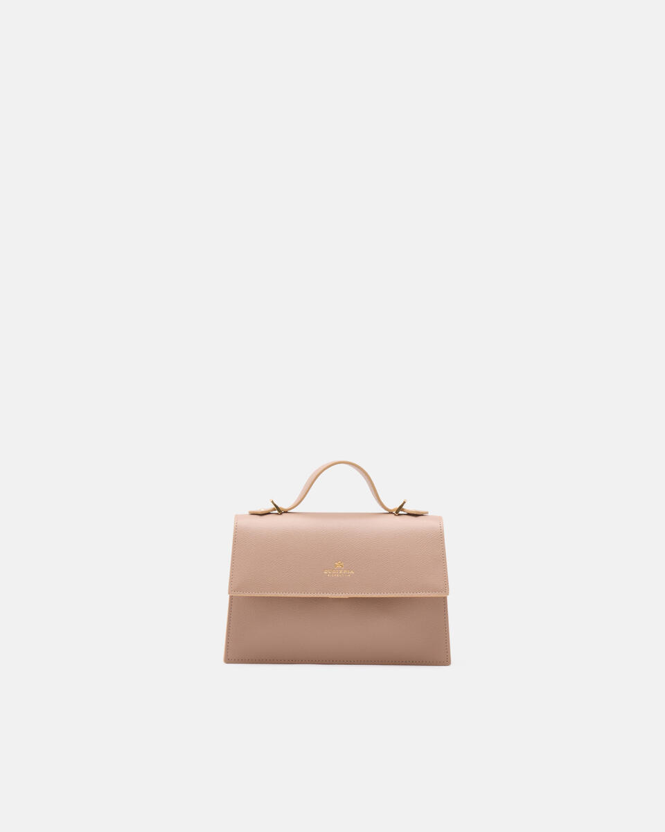 SMALL FLAP BAG Nude  - Mini Bags - Women's Bags - Bags - Cuoieria Fiorentina