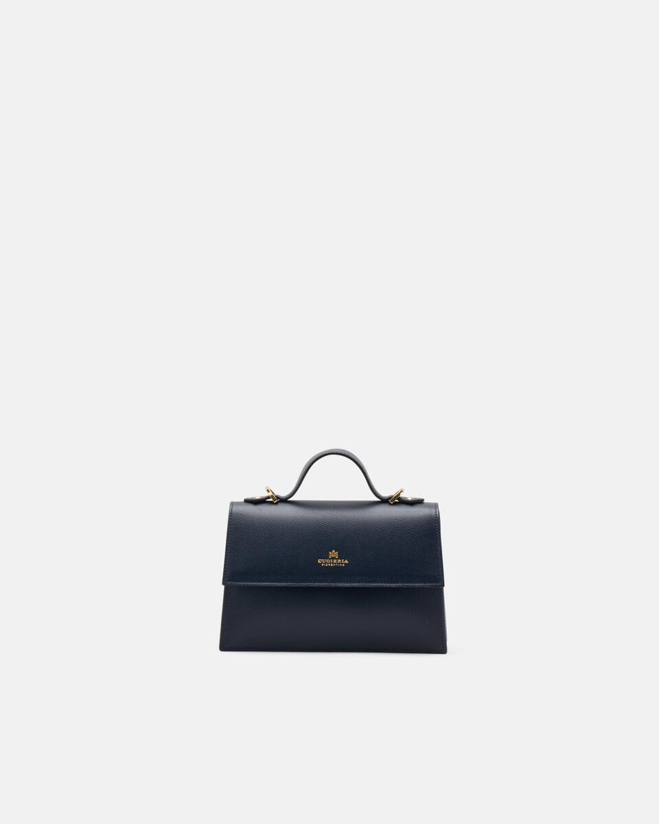 SMALL FLAP BAG Navy  - Mini Bags - Women's Bags - Bags - Cuoieria Fiorentina