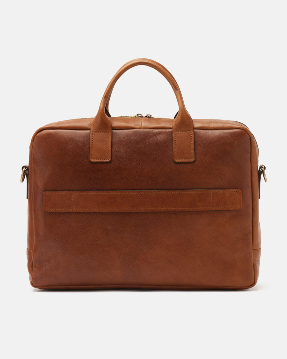 Large business briefcase Brown  - Business Bags - Briefcases - Cuoieria Fiorentina