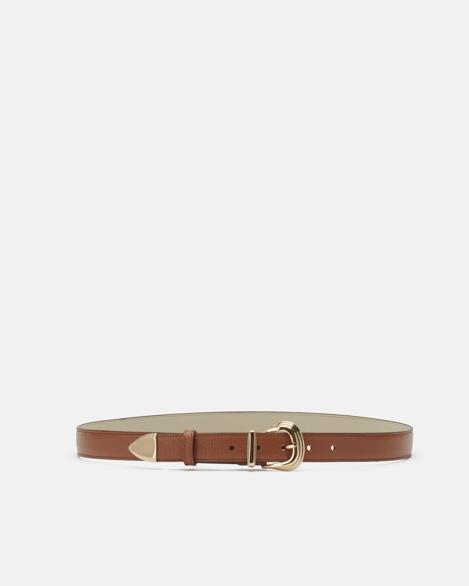 BELT Caramel  - Women's Belts - Belts - Cuoieria Fiorentina