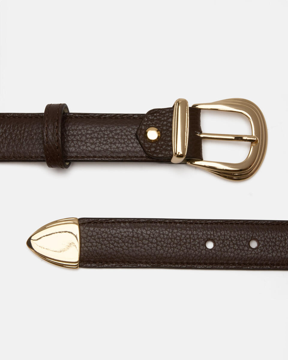 BELT Chocolate  - Women's Belts - Belts - Cuoieria Fiorentina