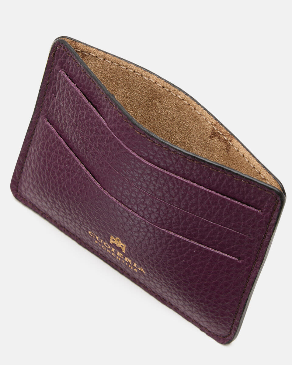 Card holder Grape  - Women's Wallets - Wallets - Cuoieria Fiorentina