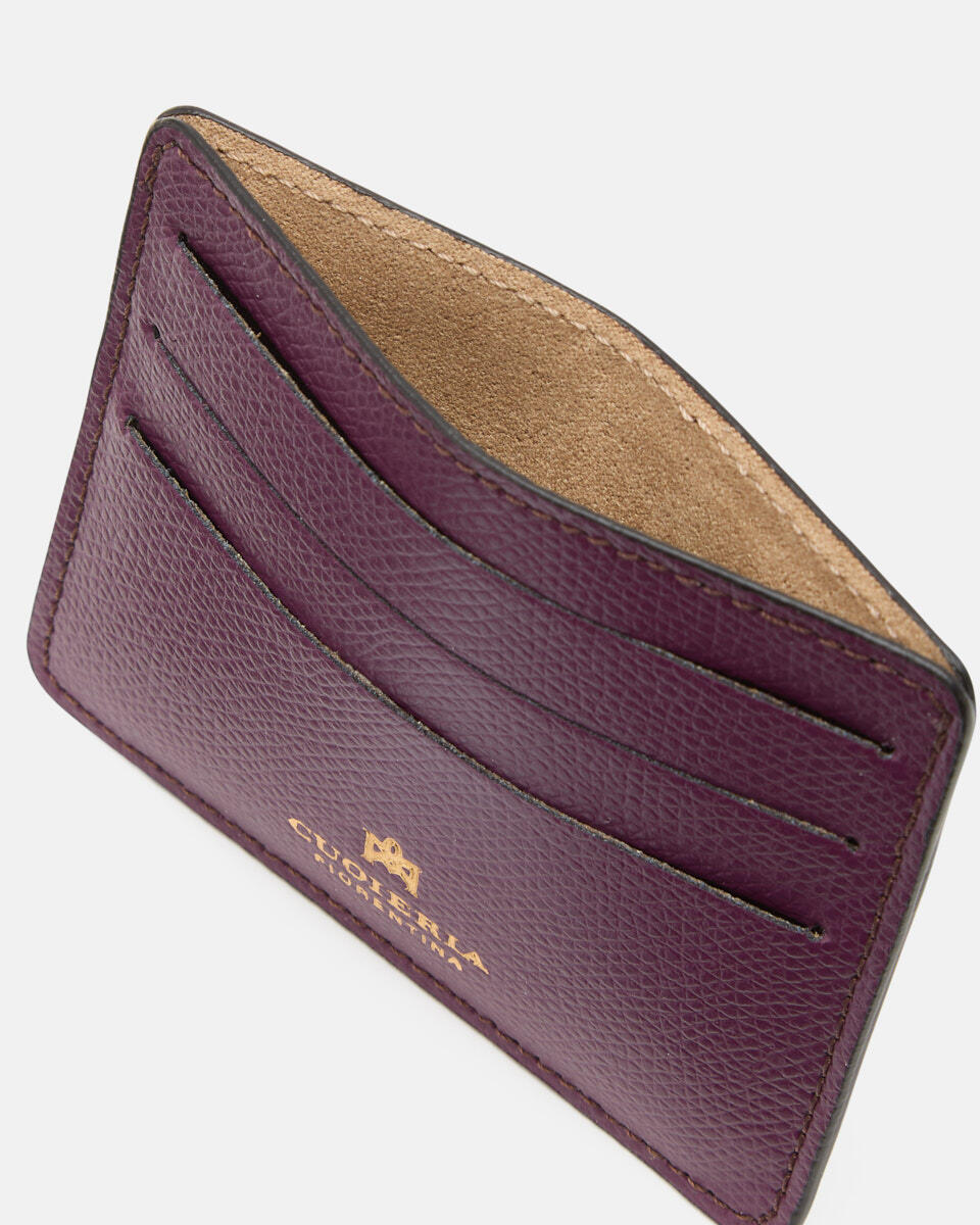 Card holder Grape  - Women's Wallets - Wallets - Cuoieria Fiorentina