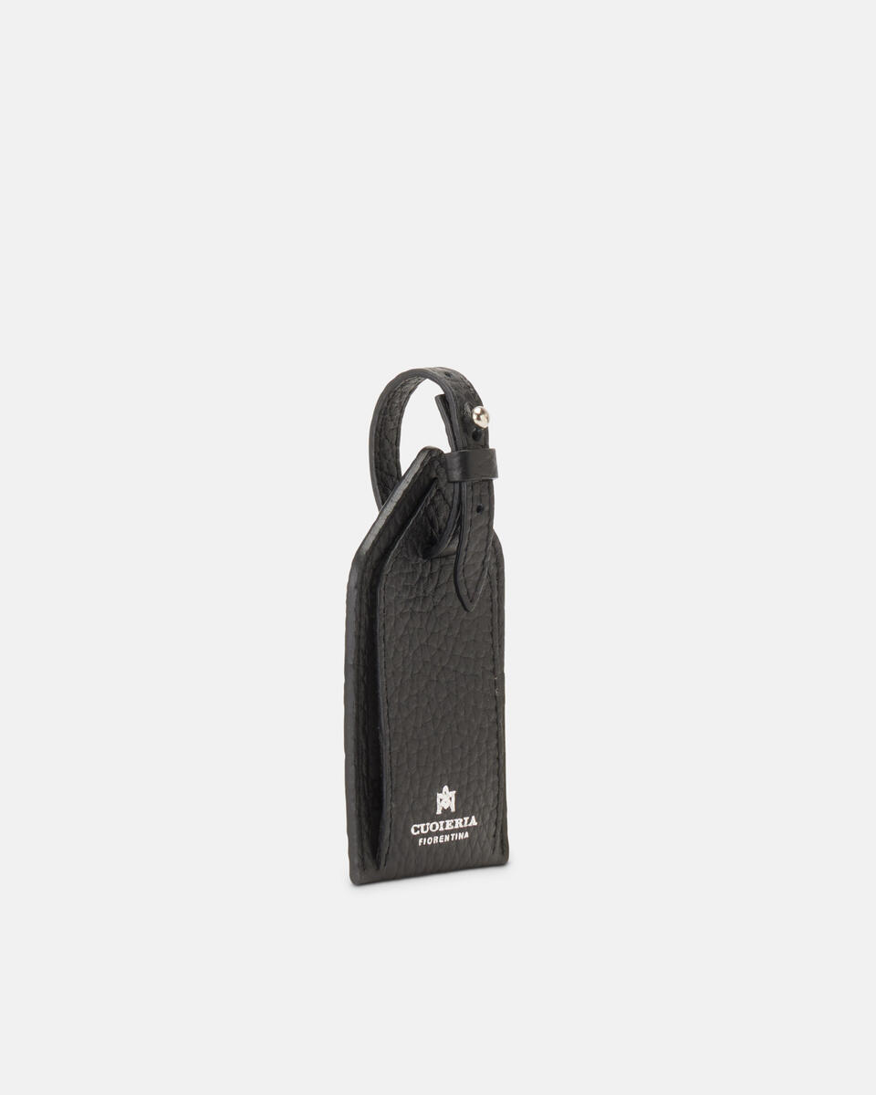 LUGGAGE TAG Black  - Key Holders - Men's Accessories - Accessories - Cuoieria Fiorentina