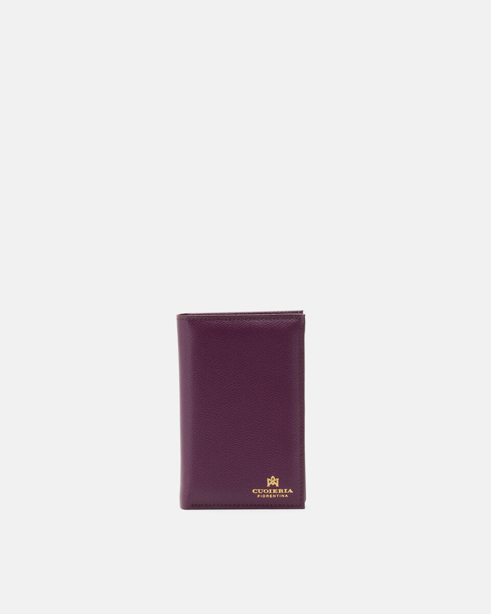 Vertical wallet Grape  - Women's Wallets - Women's Wallets - Wallets - Cuoieria Fiorentina