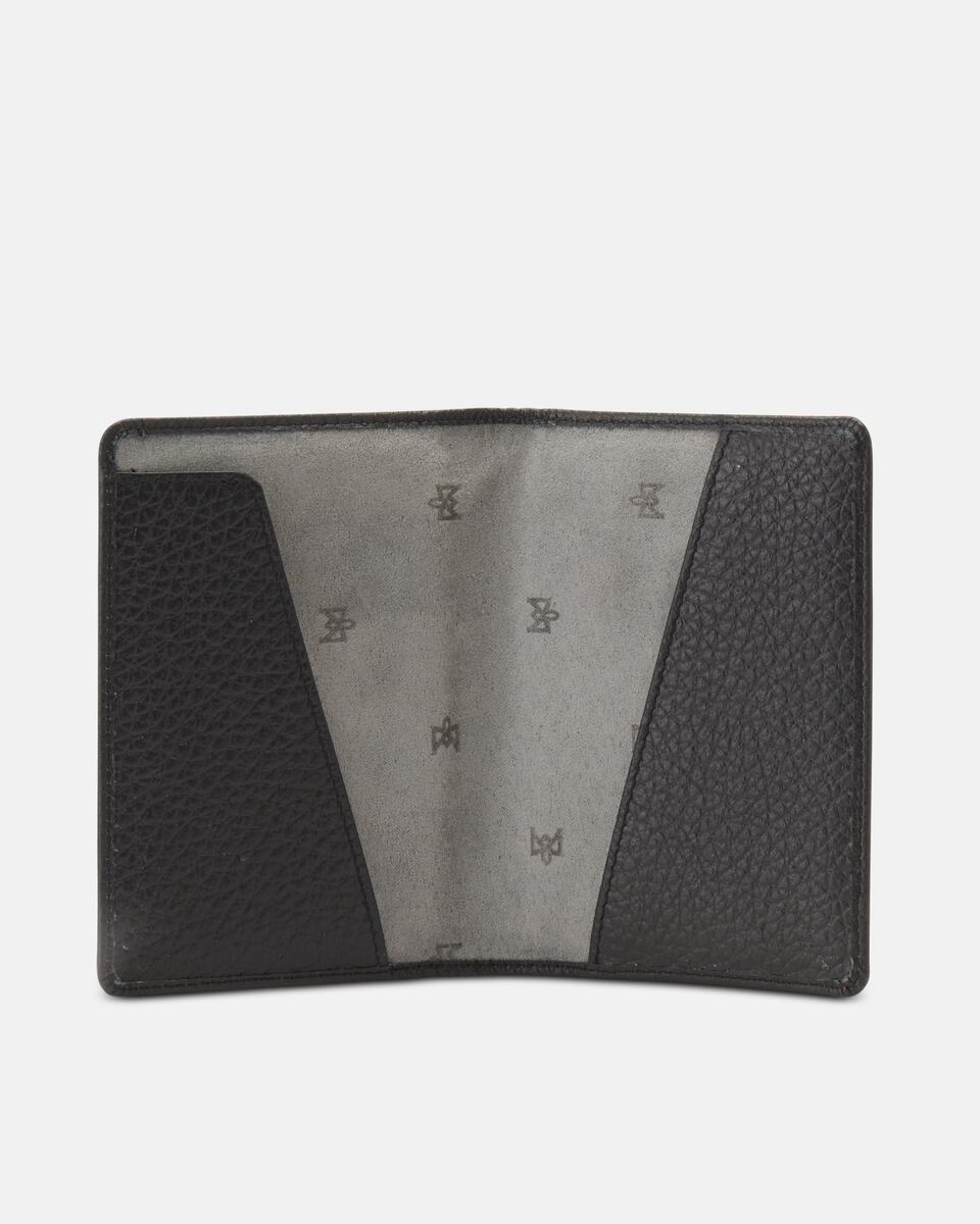 PASSPORT HOLDER Black  - Cuoieria Fiorentina