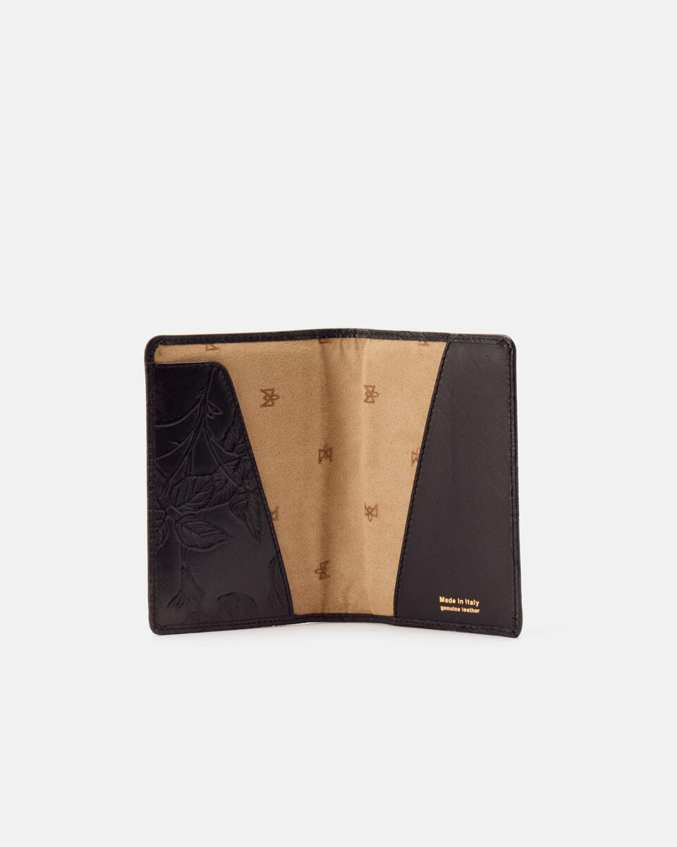 PASSPORT HOLDER Black  - Travel Accessories - Travel Bags - Cuoieria Fiorentina