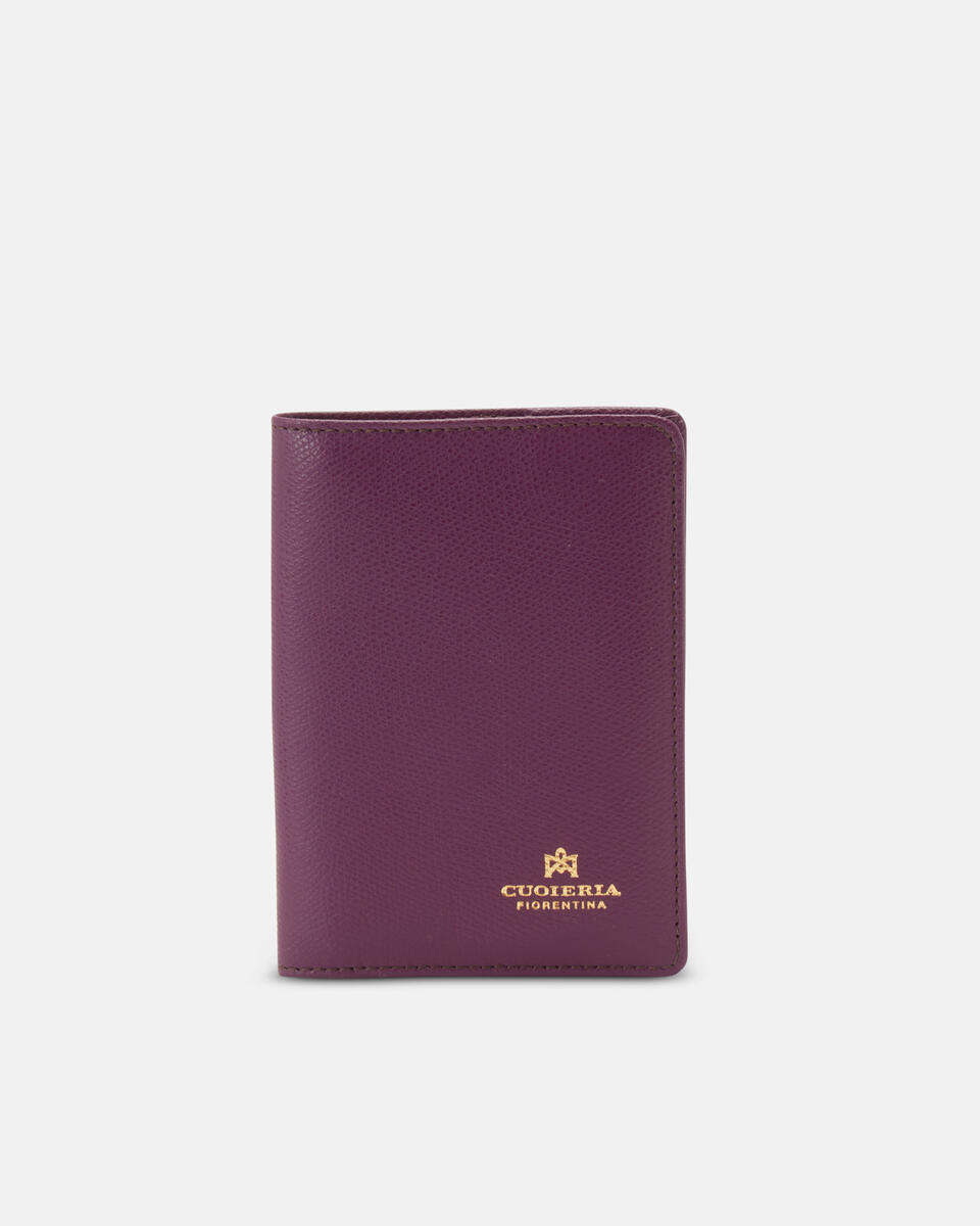 PASSPORT HOLDER Grape  - Travel Accessories - Travel Bags - Cuoieria Fiorentina