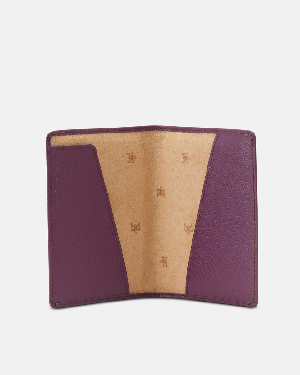 PASSPORT HOLDER Grape  - Travel Accessories - Travel Bags - Cuoieria Fiorentina