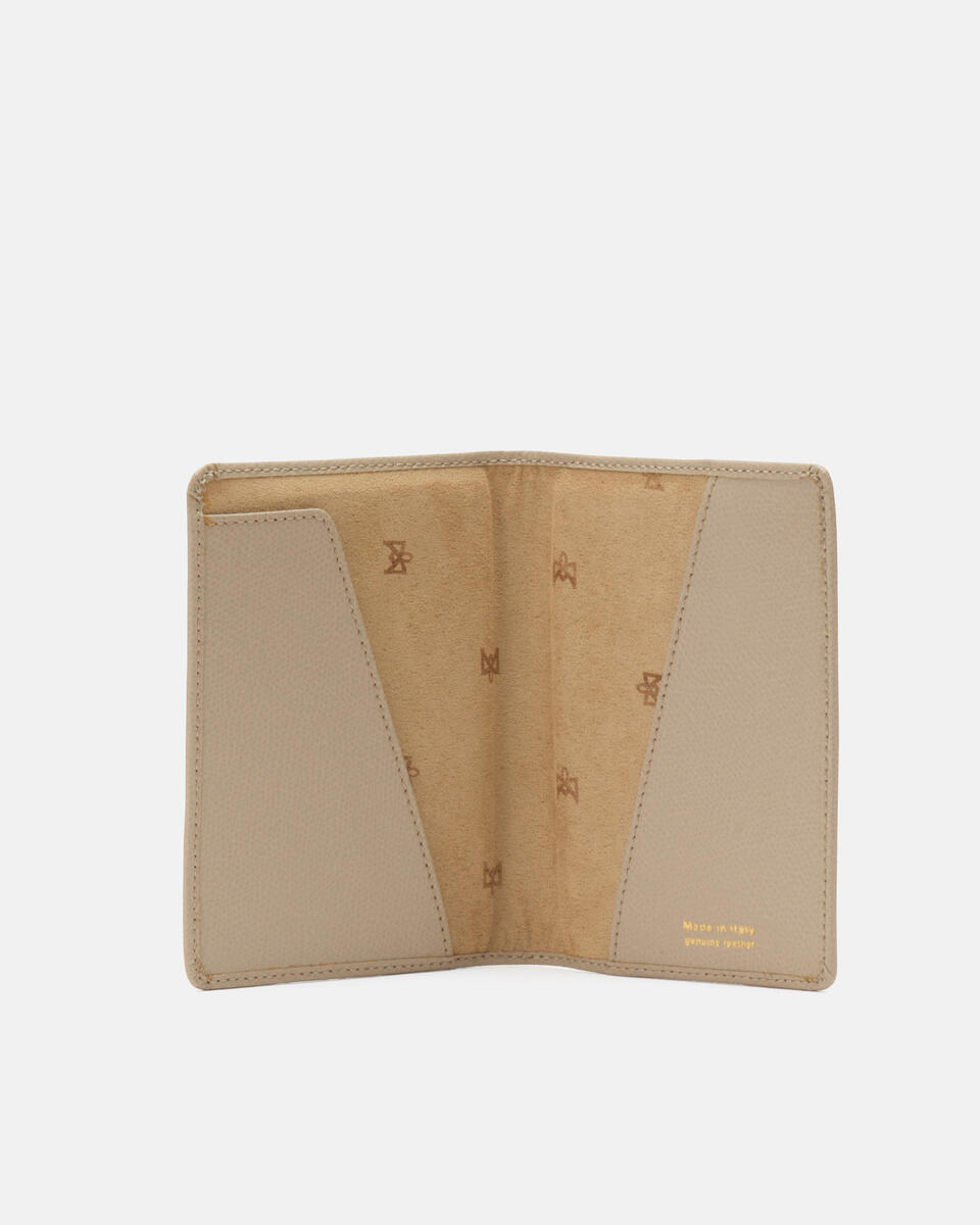 PASSPORT HOLDER Taupe  - Travel Accessories - Travel Bags - Cuoieria Fiorentina