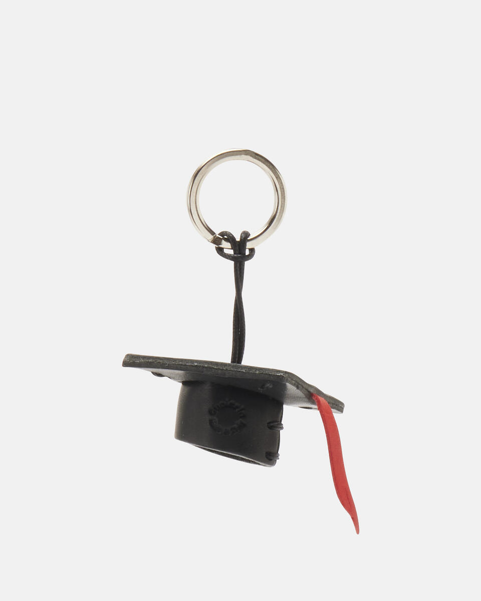 KEYRING Black  - Key Holders - Women's Accessories - Accessories - Cuoieria Fiorentina