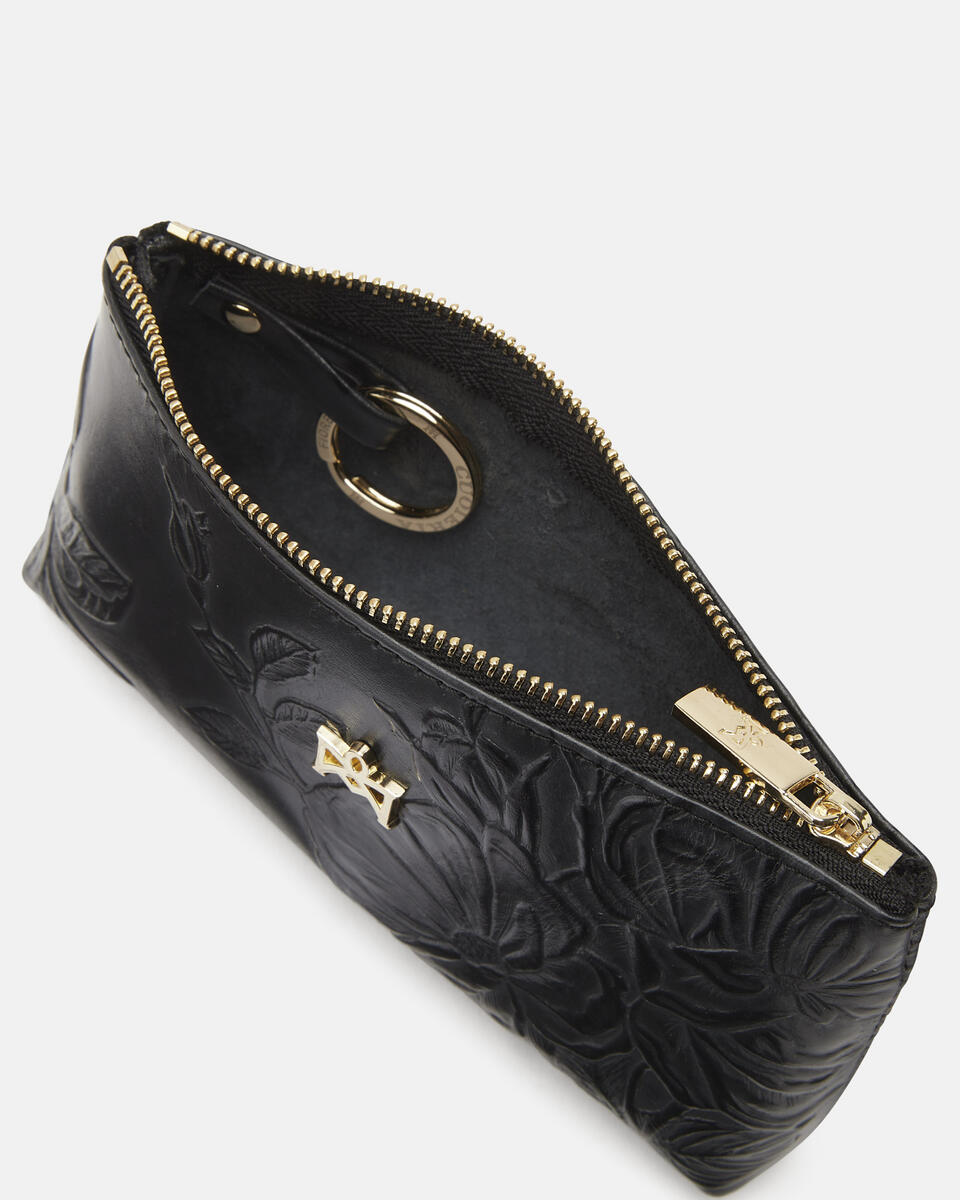 Key pouch Black  - Key Holders - Women's Accessories - Accessories - Cuoieria Fiorentina