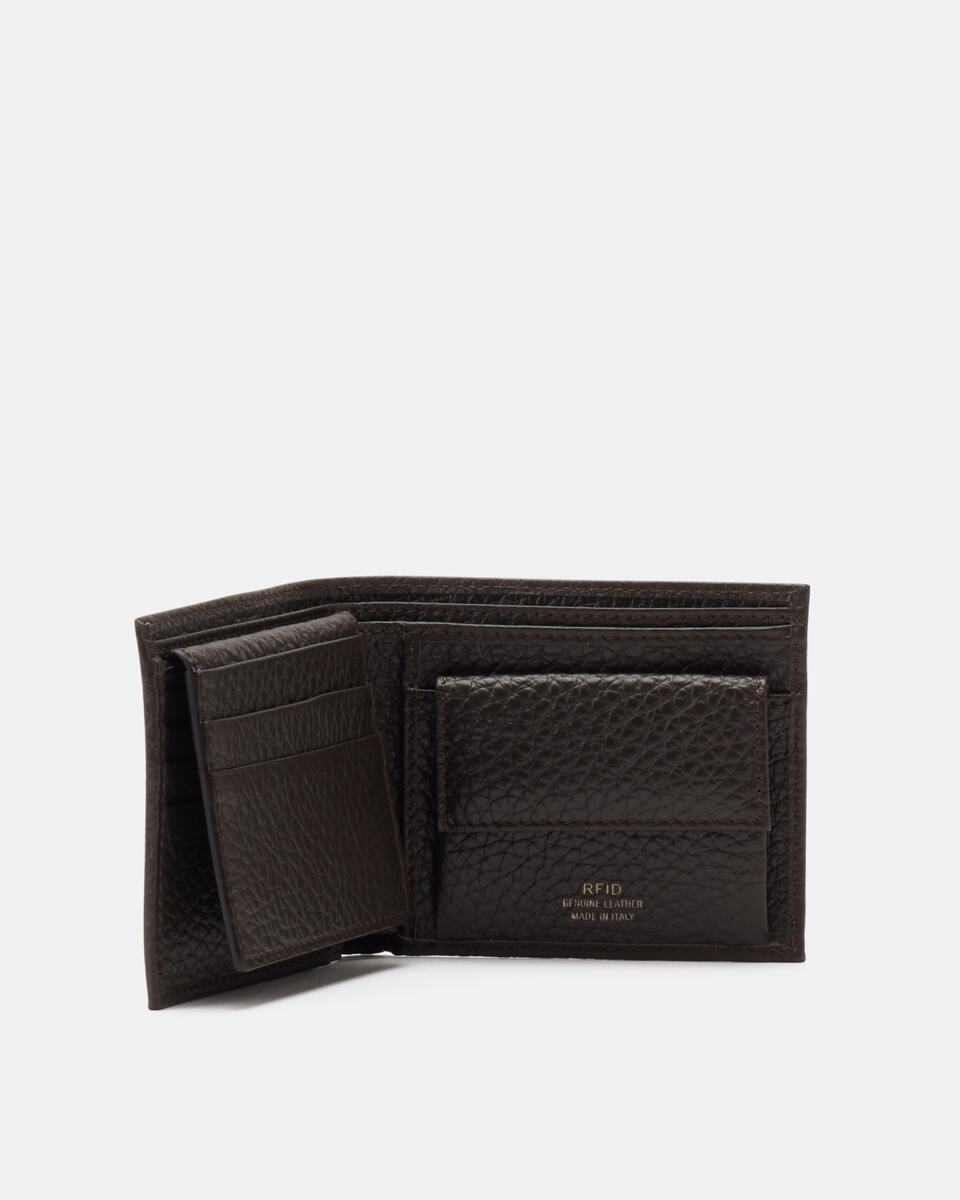 WALLET Dark brown  - Men's Wallets - Wallets - Cuoieria Fiorentina