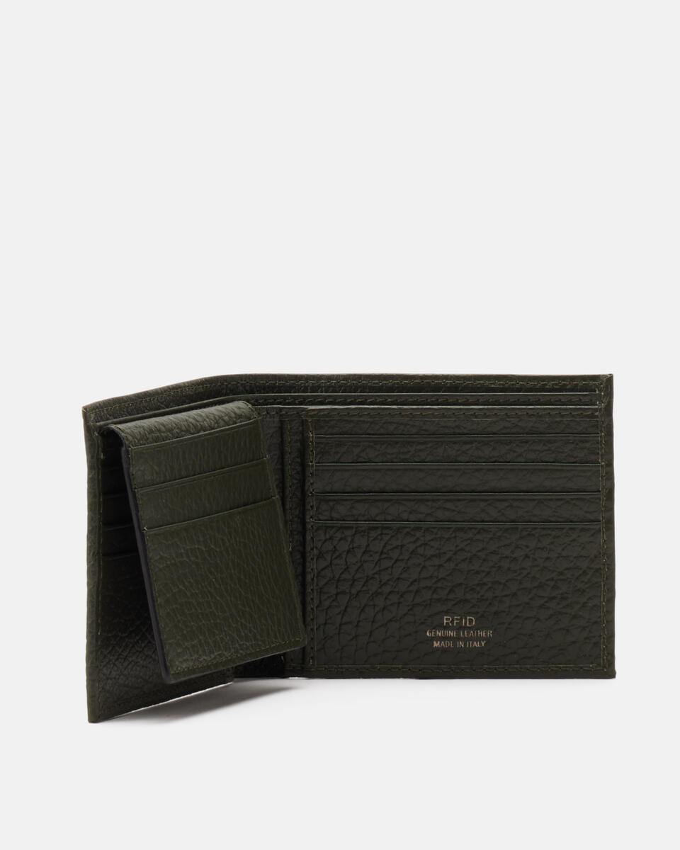 WALLET WITH DOCUMENT COMPARTMENT Tea  - Cuoieria Fiorentina