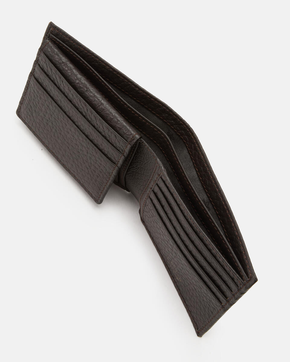 WALLET WITH DOCUMENT COMPARTMENT Dark brown  - Cuoieria Fiorentina