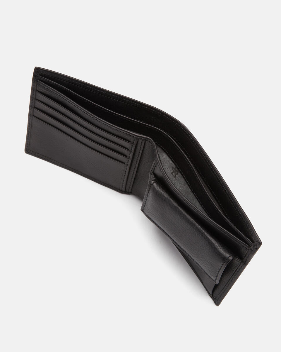 Wallet with coin purse Black  - Women's Wallets - Men's Wallets - Wallets - Cuoieria Fiorentina