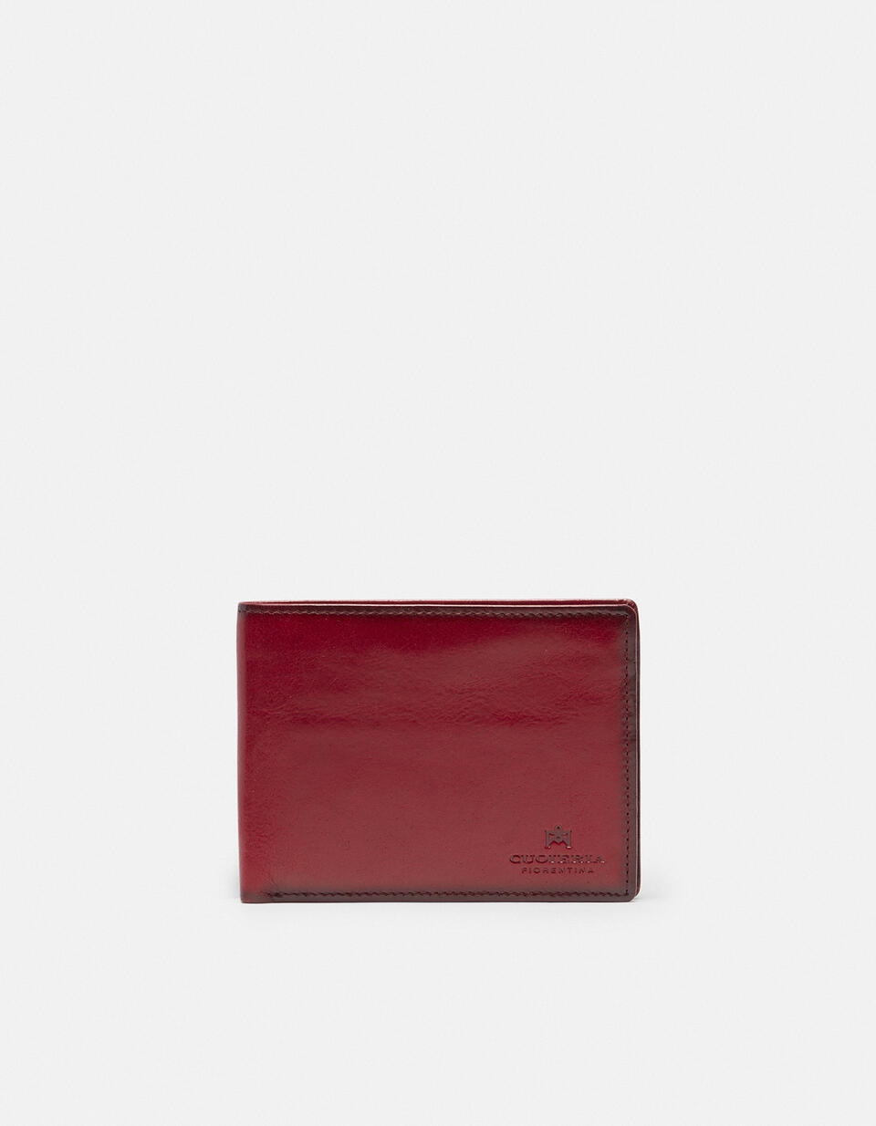 Bifold Wallet Red, Men's Wallets Made In Italy