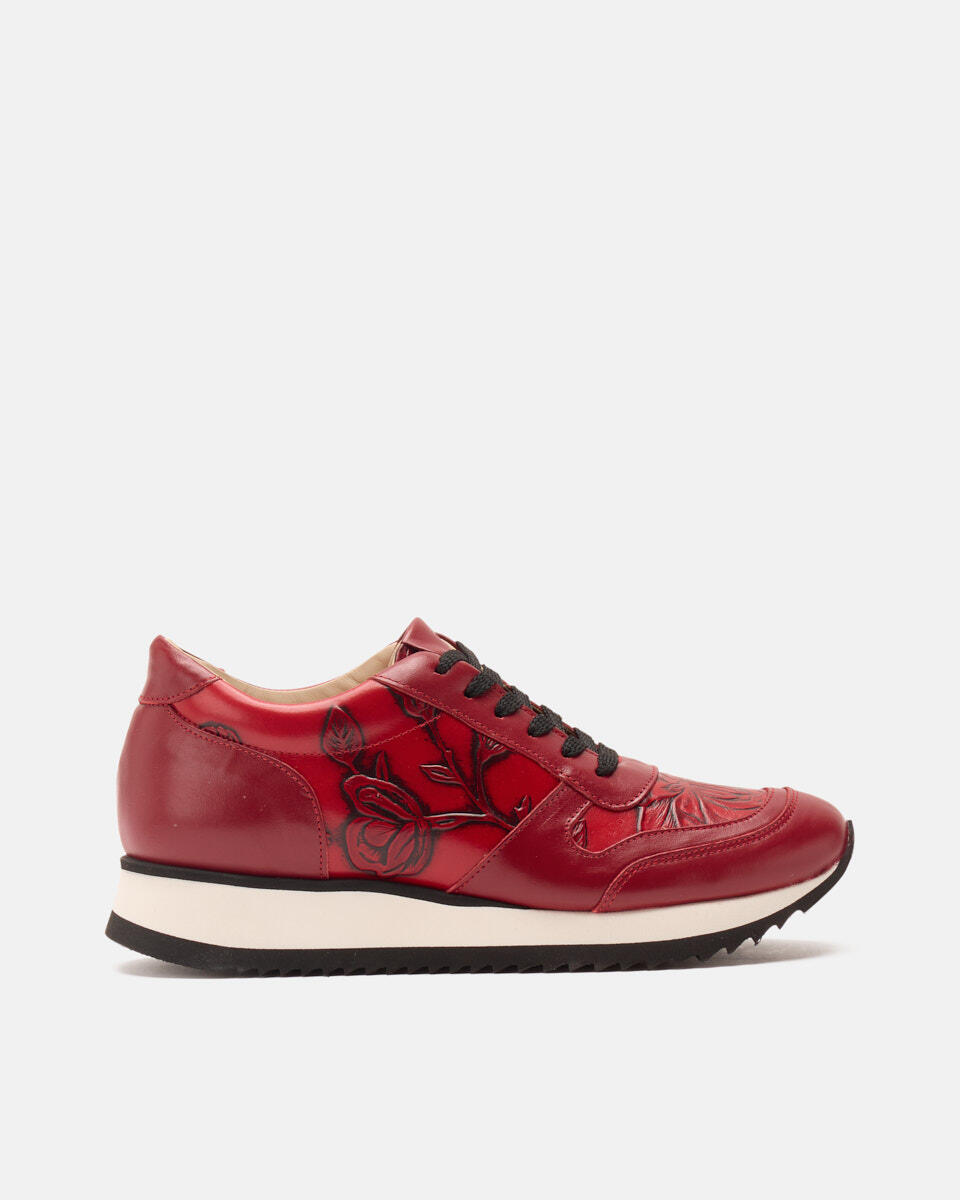 Mimi Sneakers Rosso  - Scarpe Donna - Scarpe - Cuoieria Fiorentina